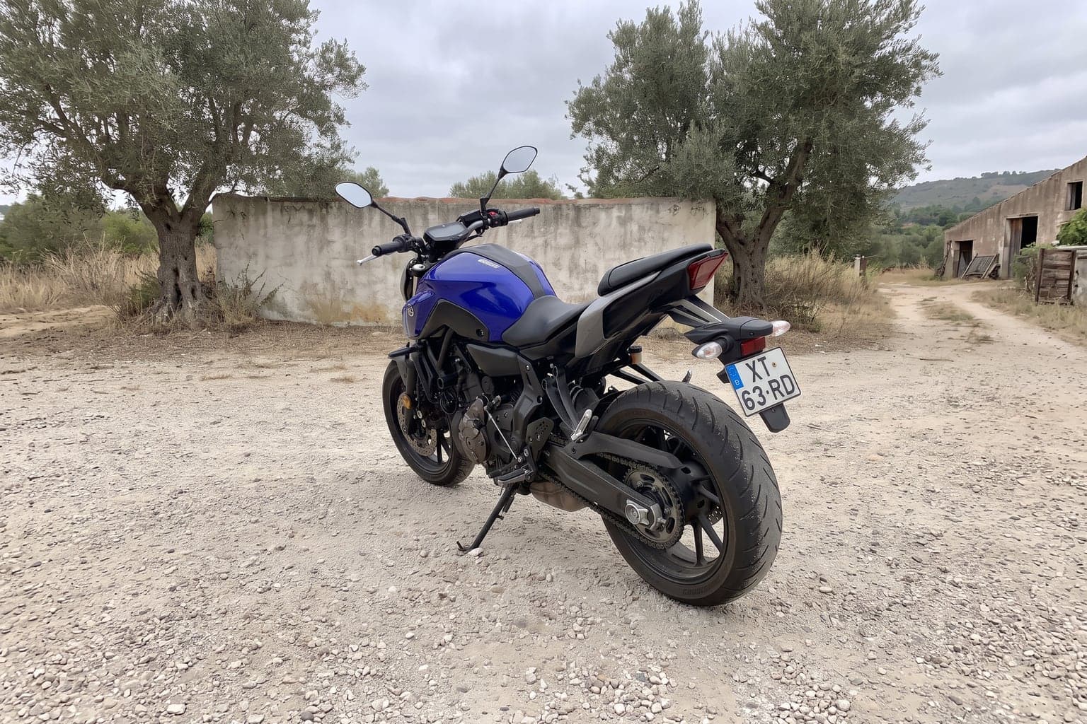Yamaha MT-07, original photo